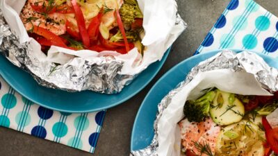 Grilled Salmon Packets vertical