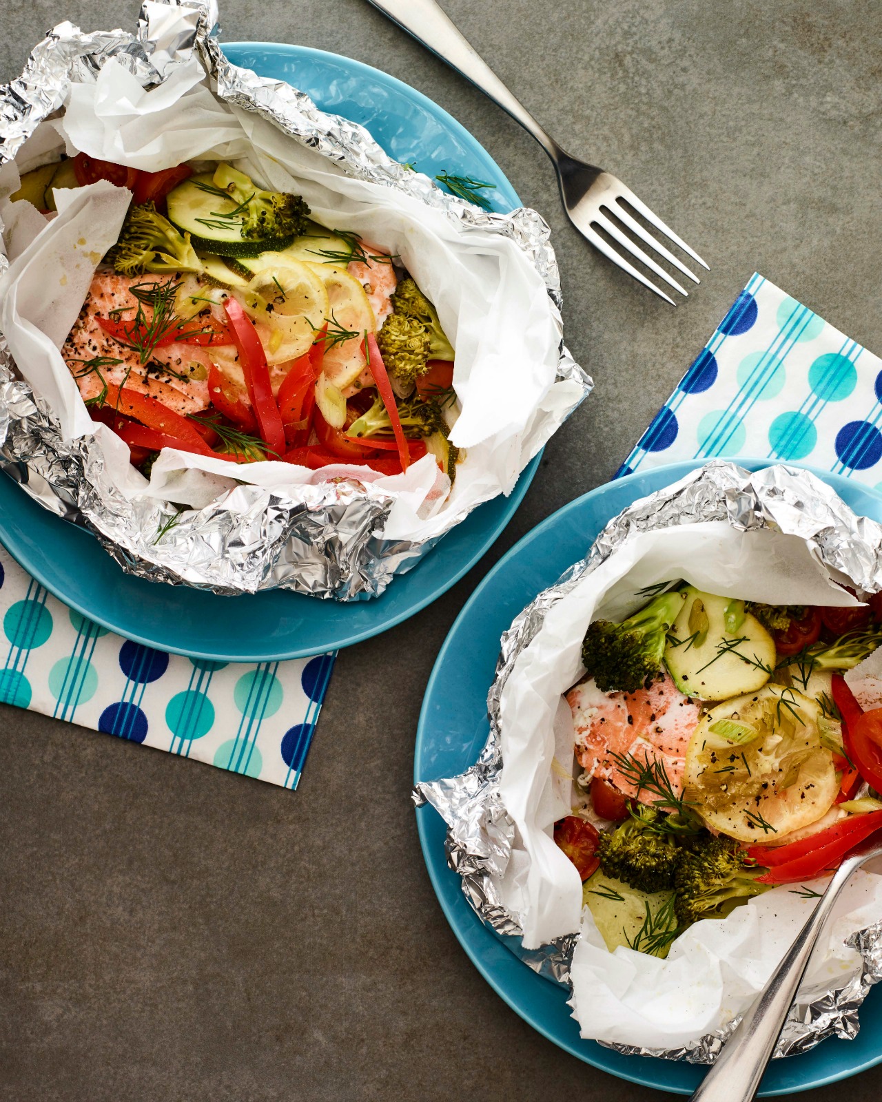 Grilled Salmon Packets vertical
