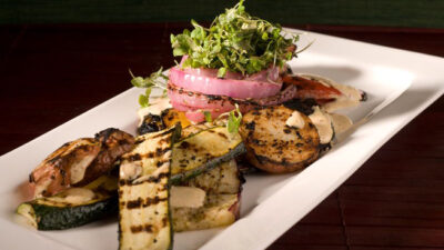 Grilled Seasonal Vegetables with Nicoise &ldquo;Aioli&rdquo;