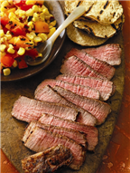 Grilled Southwest Steaks with Sunset Salad