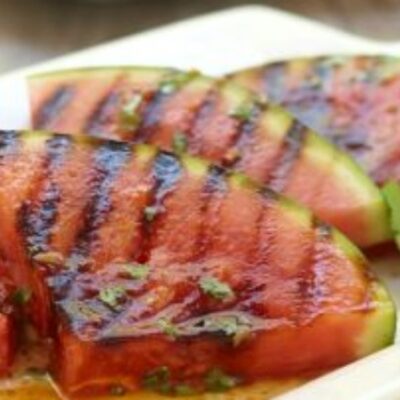 Grilled Spicy Watermelon