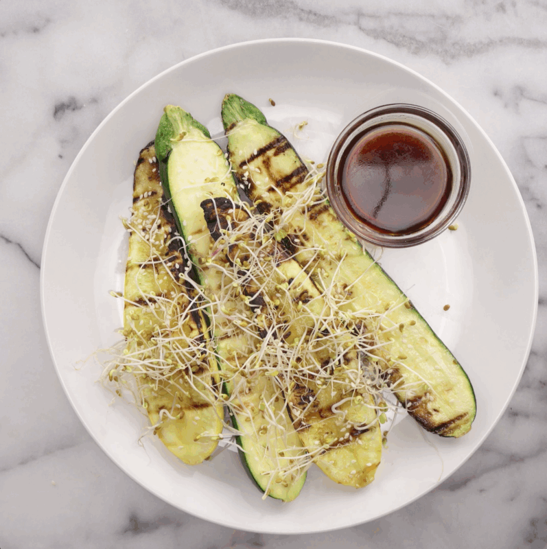 grilled summer squash steaks