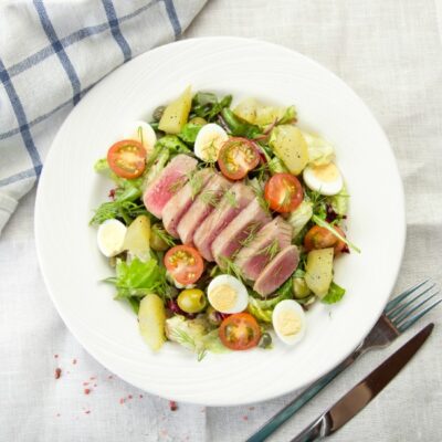 Grilled Tuna Nicoise Salad