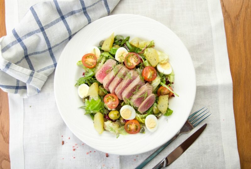 Grilled Tuna Nicoise Salad