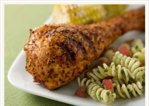 Grilled Turkey Drumsticks