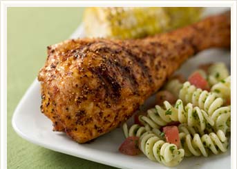 Grilled Turkey Drumsticks