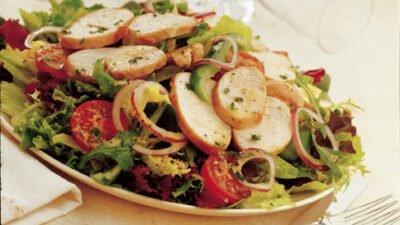 Grilled Turkey Salad with Dijon Mustard Dressing
