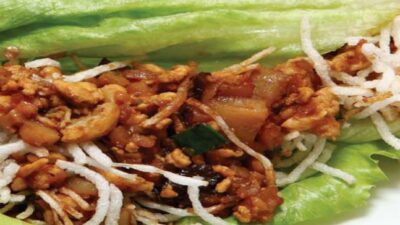ground beef lettuce cups