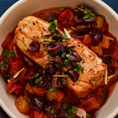 Poached Halibut