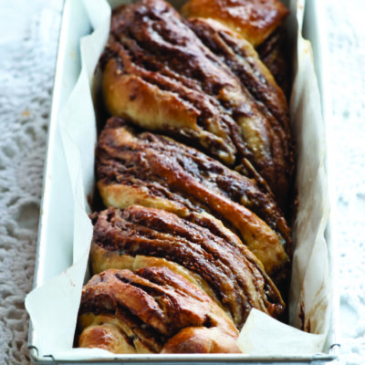 Halva and Chocolate Babka