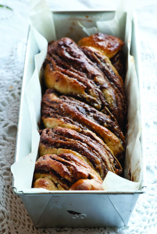 Halva and Chocolate Babka
