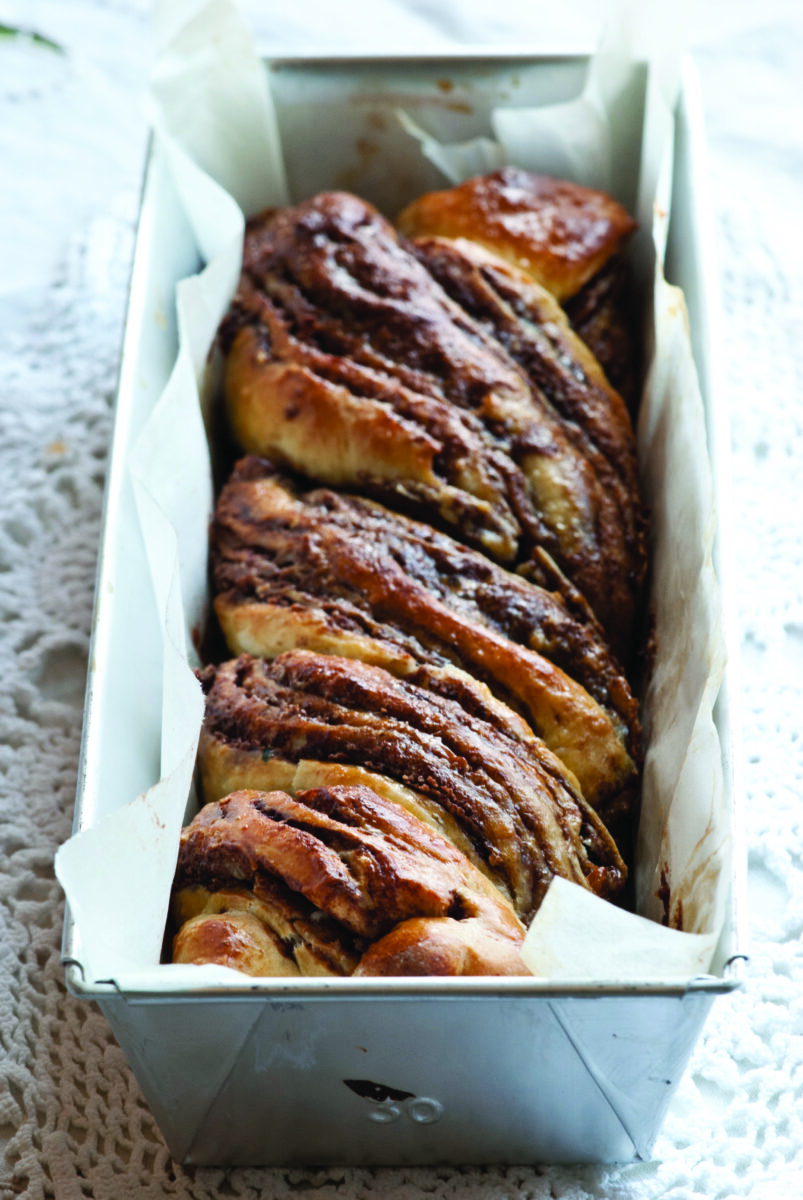 Halva and Chocolate Babka