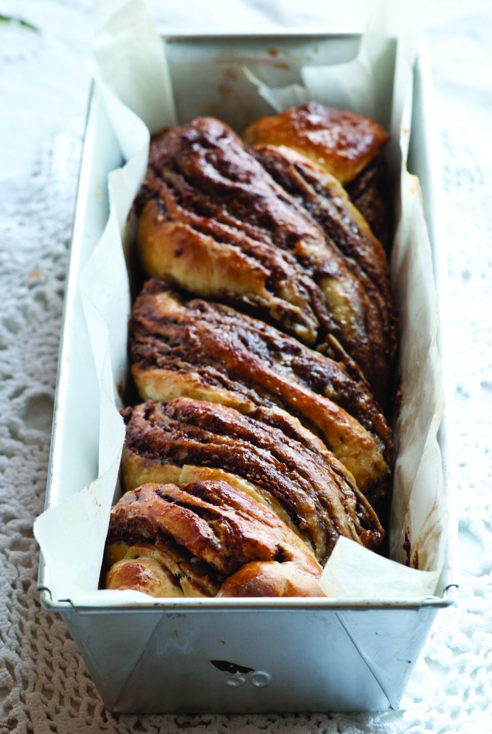 Halva and Chocolate Babka