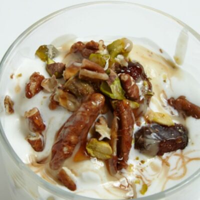 Halva-Inspired Frozen Yogurt