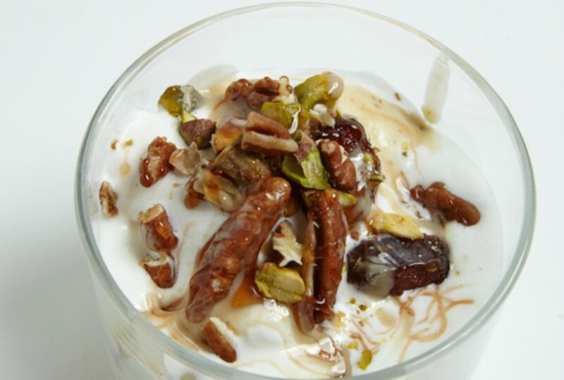 Halva-Inspired Frozen Yogurt