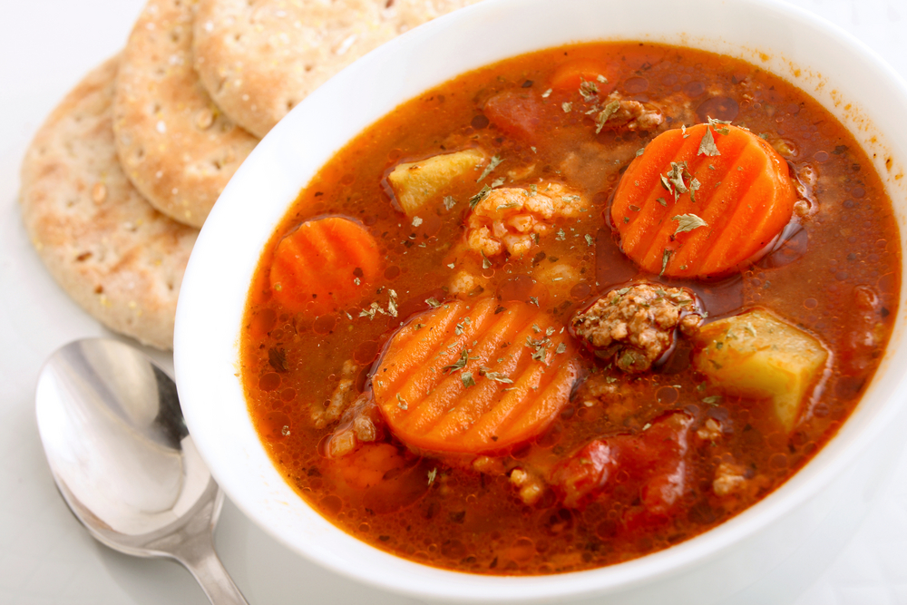 slow cooker hamburger soup