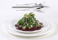 Haricots Verts, Beet and Raisin Salad