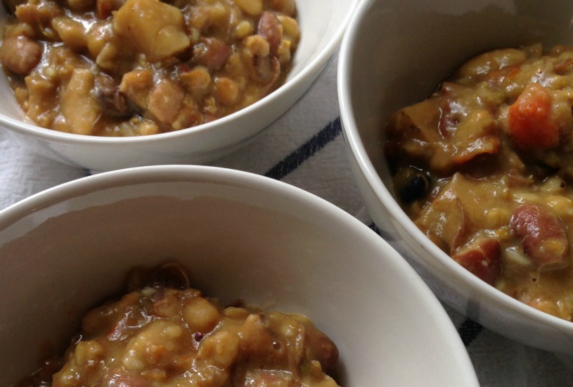 Healthier Root Vegetable Cholent Slow Cooker Stew