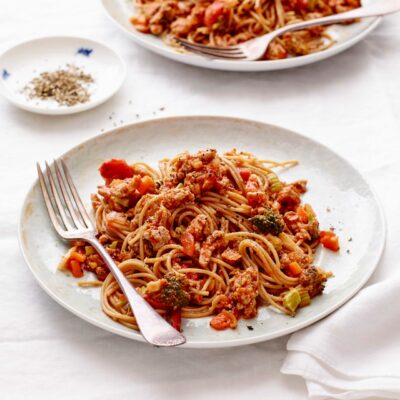 Healthy Spaghetti Bolognaise