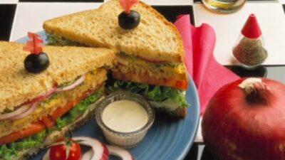 Hearty Onion-Veggie Sandwich