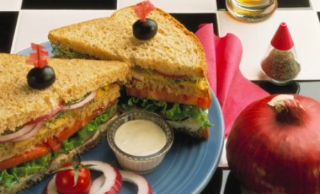 Hearty Onion-Veggie Sandwich