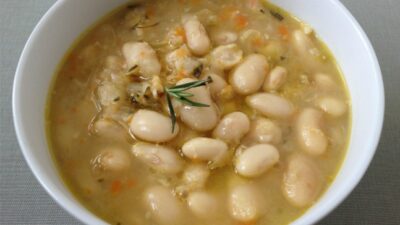 heirloom white bean soup
