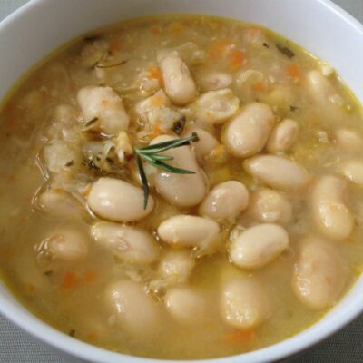 heirloom white bean soup