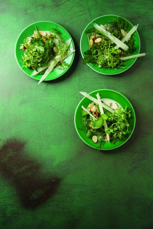 Herb and Nut Salad vertical