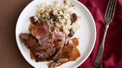 Herb Crusted Roasted Lamb Shoulder