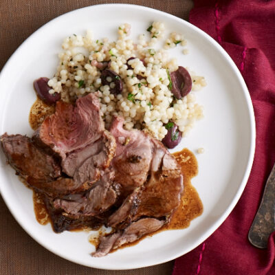Herb Crusted Roasted Lamb Shoulder