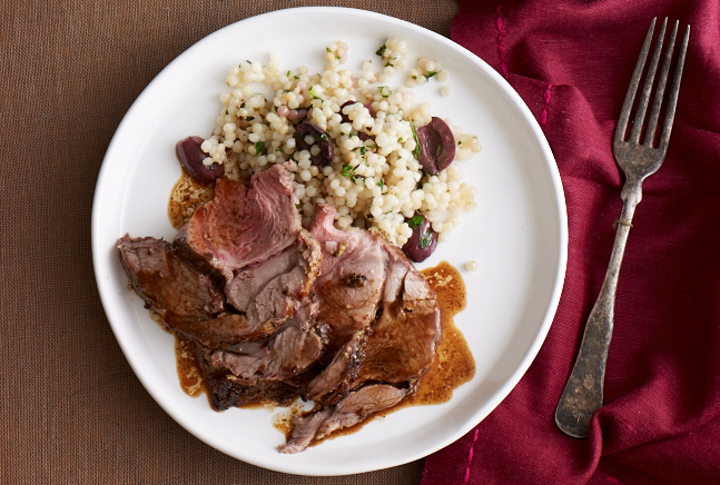Herb Crusted Roasted Lamb Shoulder