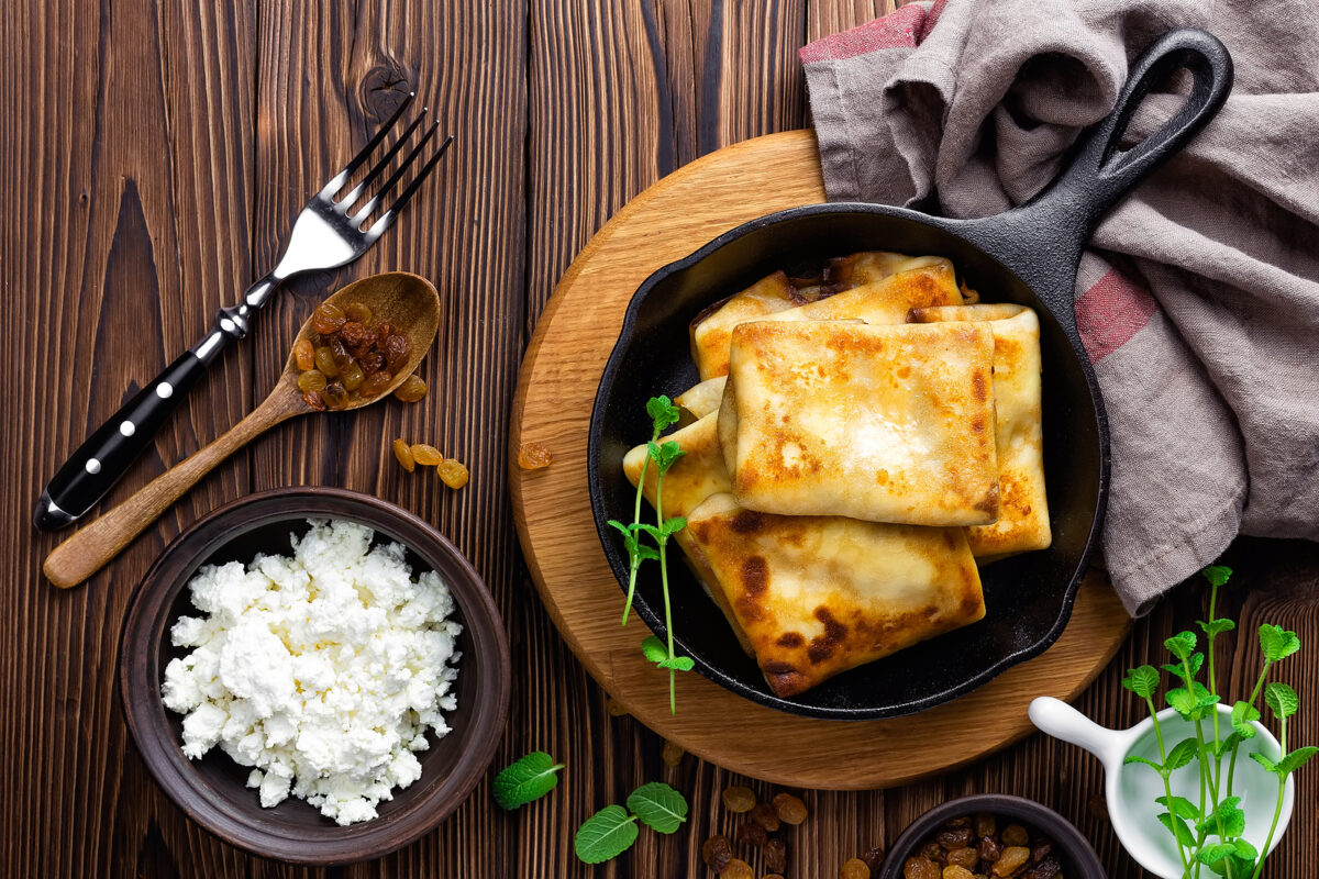 Herb Ricotta Crepes