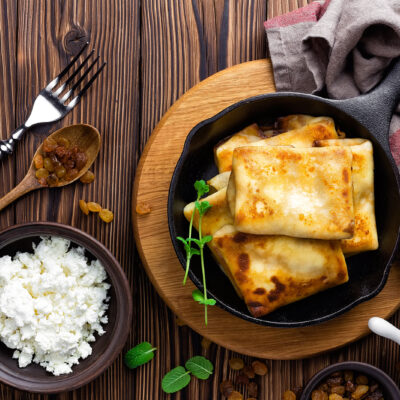 Herb Ricotta Crepes