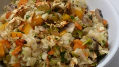 herb veggie farfel