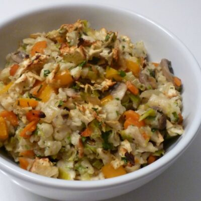 herb veggie farfel