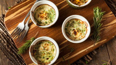 herbed baked eggs