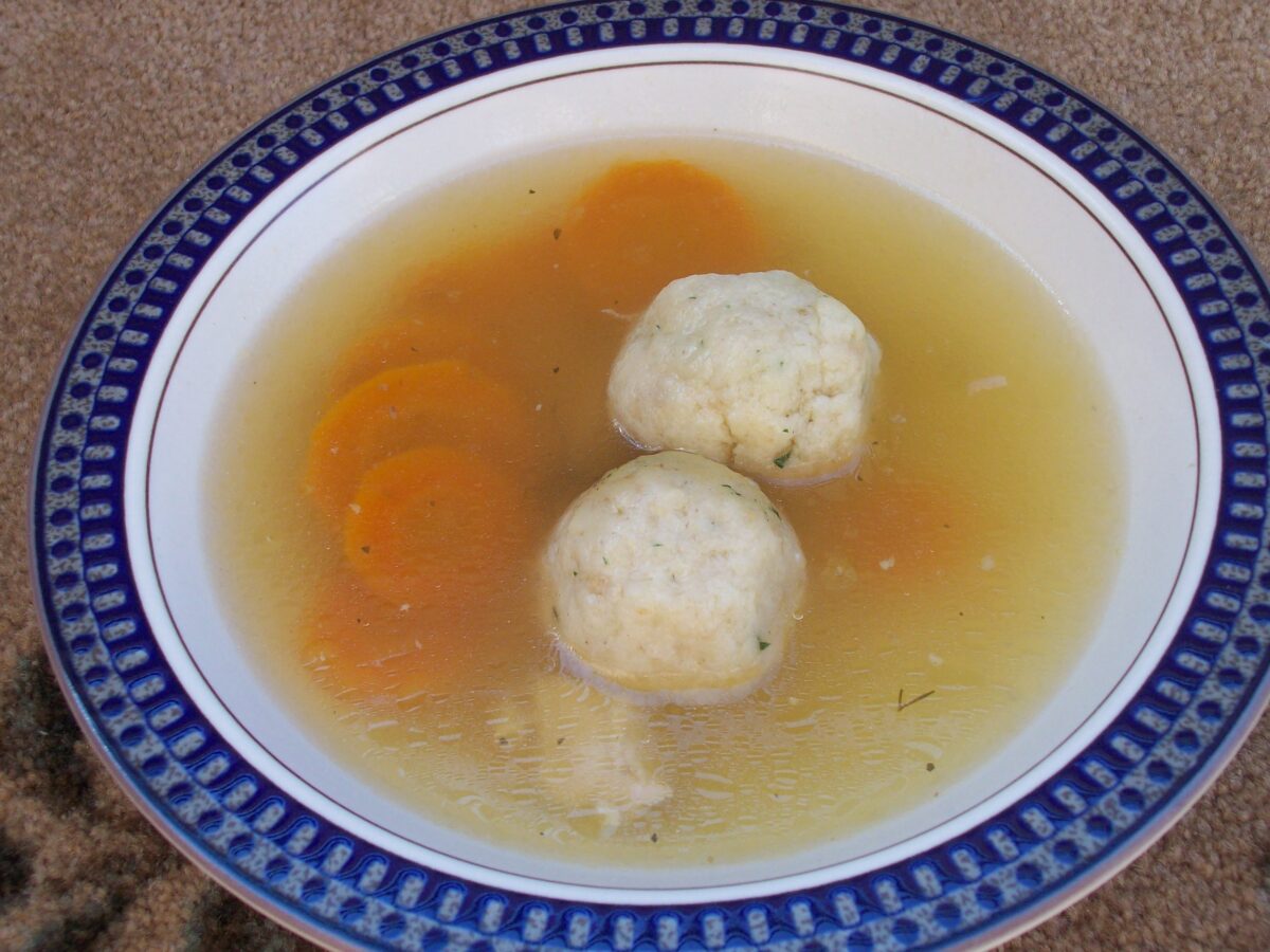 Herbed Matzo Ball Soup