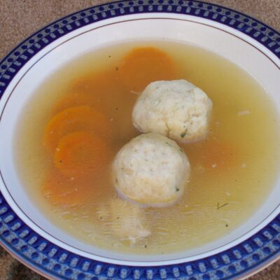 Herbed Matzo Ball Soup