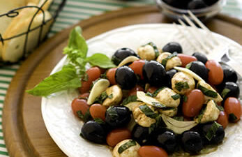 Herbed Mozzarella Olives