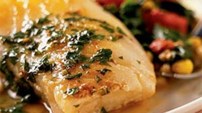 Herbed Sea Bass