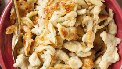 Herbed spaetzle
