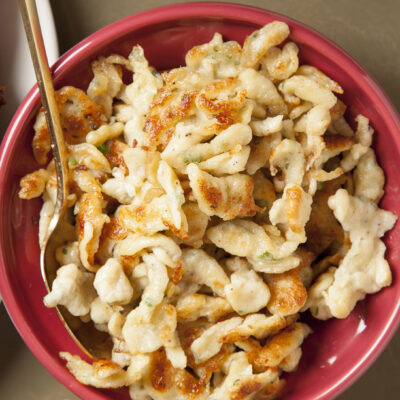 Herbed spaetzle