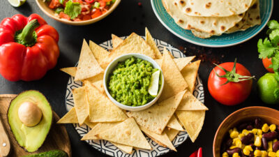 Homemade Baked Corn Tortilla Chips