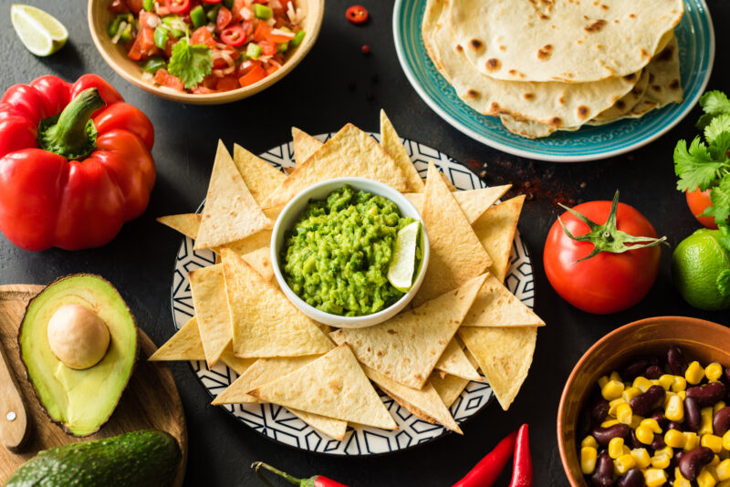 Homemade Baked Corn Tortilla Chips