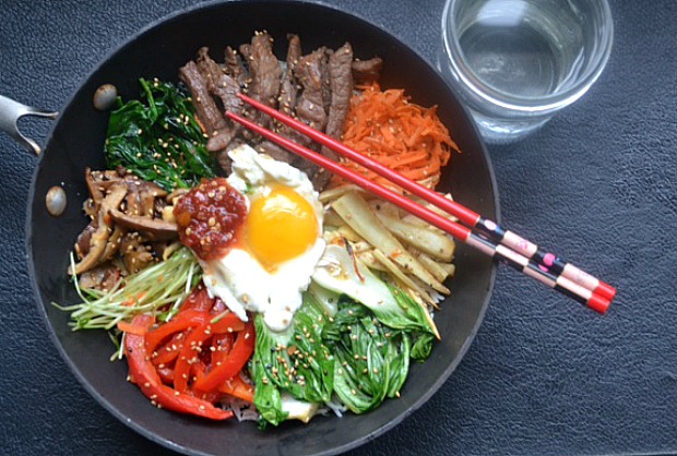 homemade bibimbop
