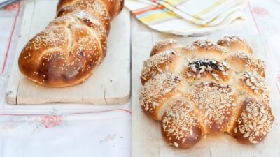 homemade challah