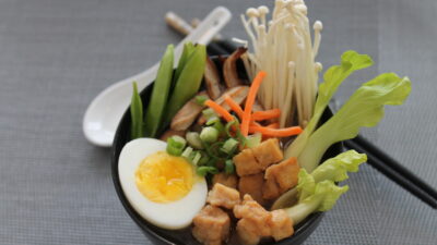 Homemade Ramen Noodle Soup