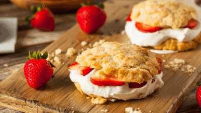 homemade strawberry shortcake