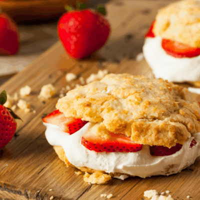 homemade strawberry shortcake