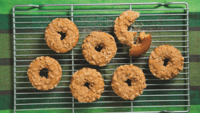 Baked Honey Crumb Doughnuts